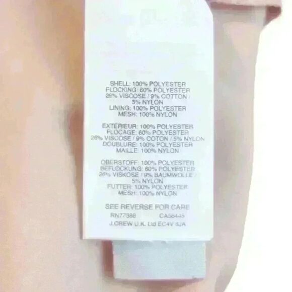 J.Crew Pink Ruffle Tulle Midi Dress in "Ashen Clay" w/Gold Velvet Detail Size 4 - Picture 8 of 9